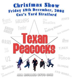Texan Peacocks - live at Cox's Yard this Christmas