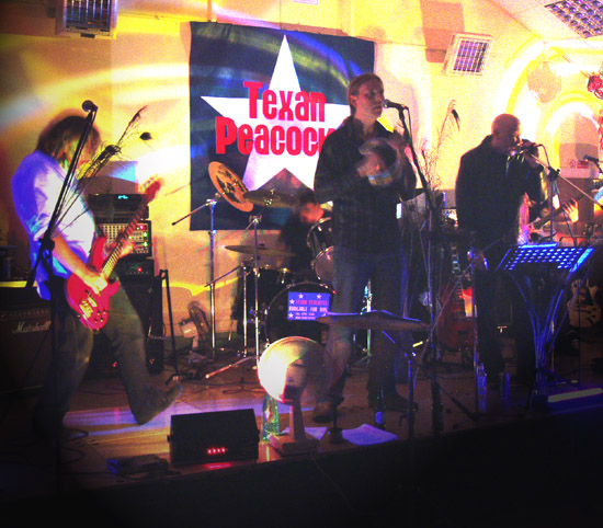Band playing live